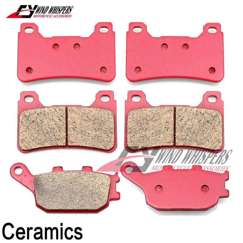 รถจักรยานยนต์เซรามิคด้านหน้าด้านหลังเบรคสําหรับ Honda F5 CBR600RR CBR 600 RR CBR600 2005 2006 CBR100