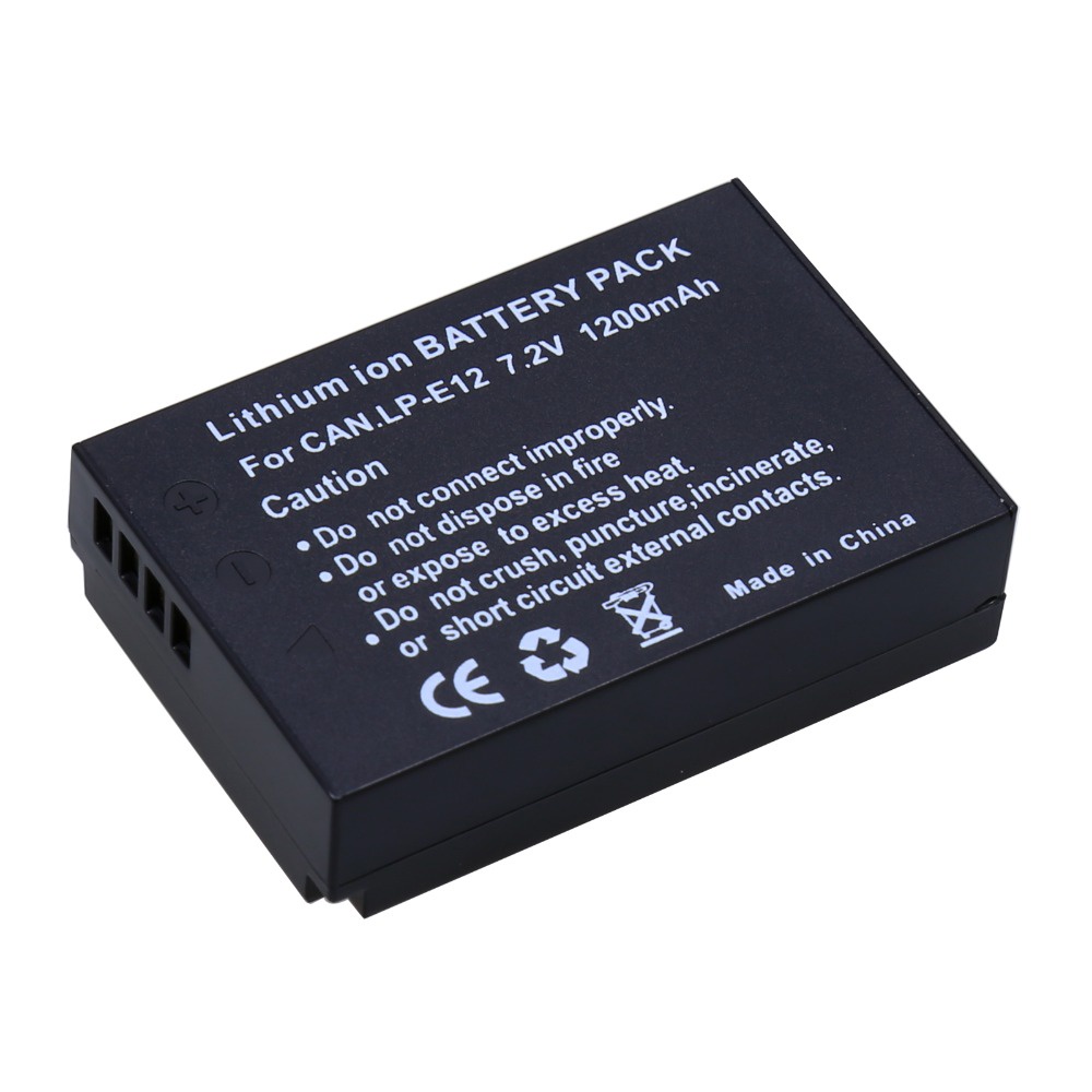 3Pcs 7.2V 1200mAh LP-E12 LPE12 LP E12 Rechargeble Camera batteries for ...