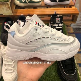 💮พร้อมส่ง💮Fila ray silver/white