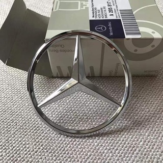 สติกเกอร์ตราสัญลักษณ์ โลโก้ส้อม สามชั้น Mercedes-Benz E-class ขนาด 9 ซม. สําหรับติดตกแต่งรถยนต์ 1 ชิ้น