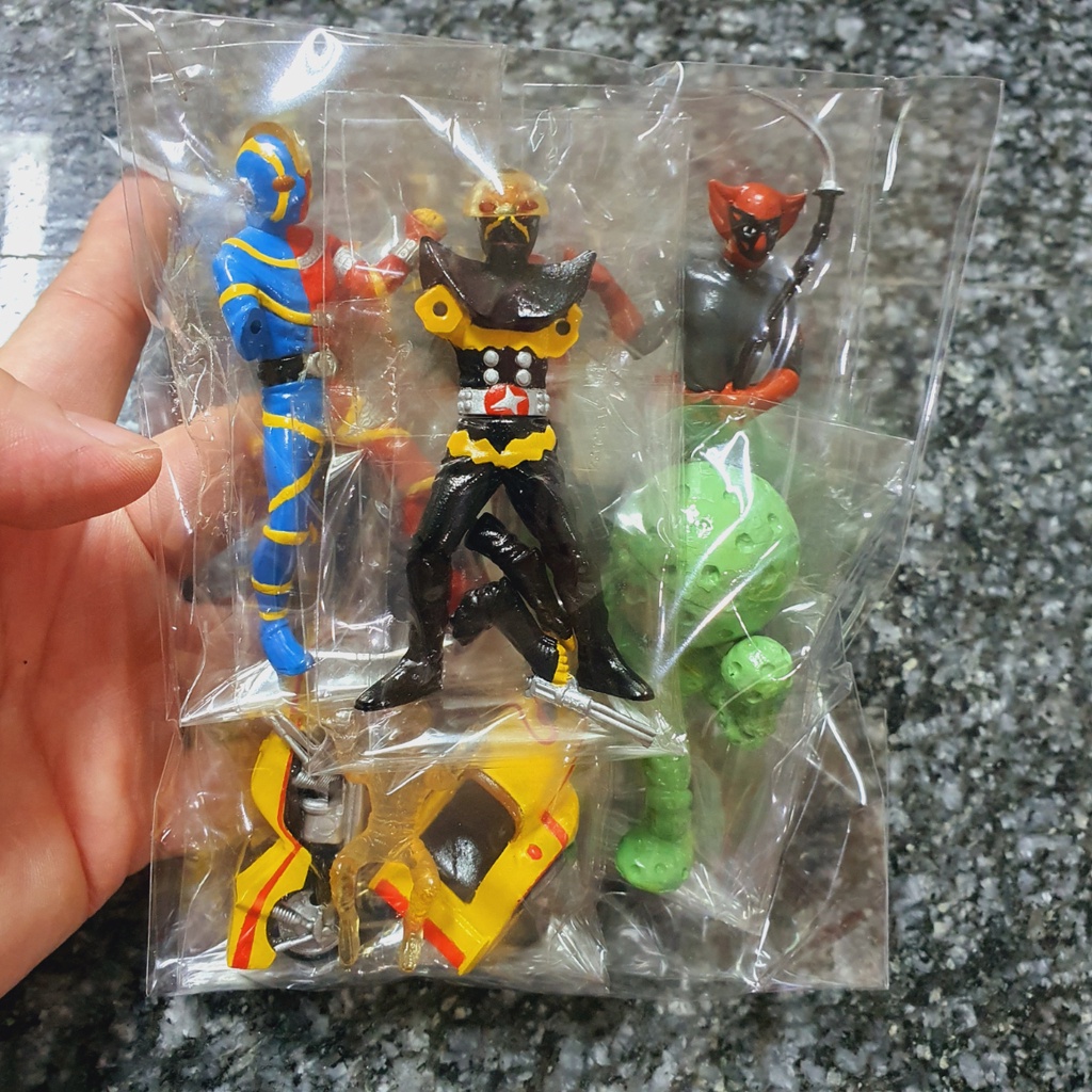 BANDAI KIKAIDER HAKAIDER Gashapon Action Figure 5 pcs Set กาชาปอง คิไคเดอร์ ฮาไคเดอร์