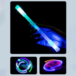 ปากกาสปินเนอร์ มีไฟ LED หมุนได้ กันลื่น สําหรับผู้ใหญ่ เล่นคลายเครียด
