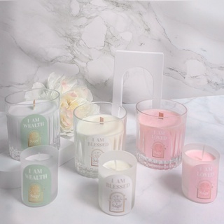 Candle HOUSE  Soy Candle เทียนหอม อโรม่า 230 กรัม เทียนหอมไขถั่วเหลือง  เทียนของขวัญ ORGANIC SOY WAX มี 9กลิ่น