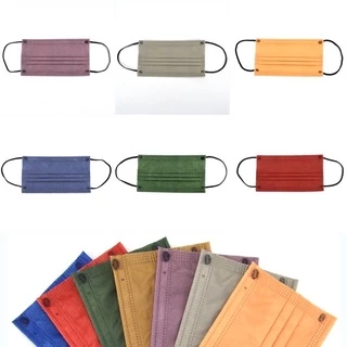 เเมสพาสเทลหน้ากากอนามัย 1กล่อง50ชิ้น สีเอิร์ธโทน(หนา3ชั้น) 🇳🇱พร้อมส่งในไทย🇳🇱