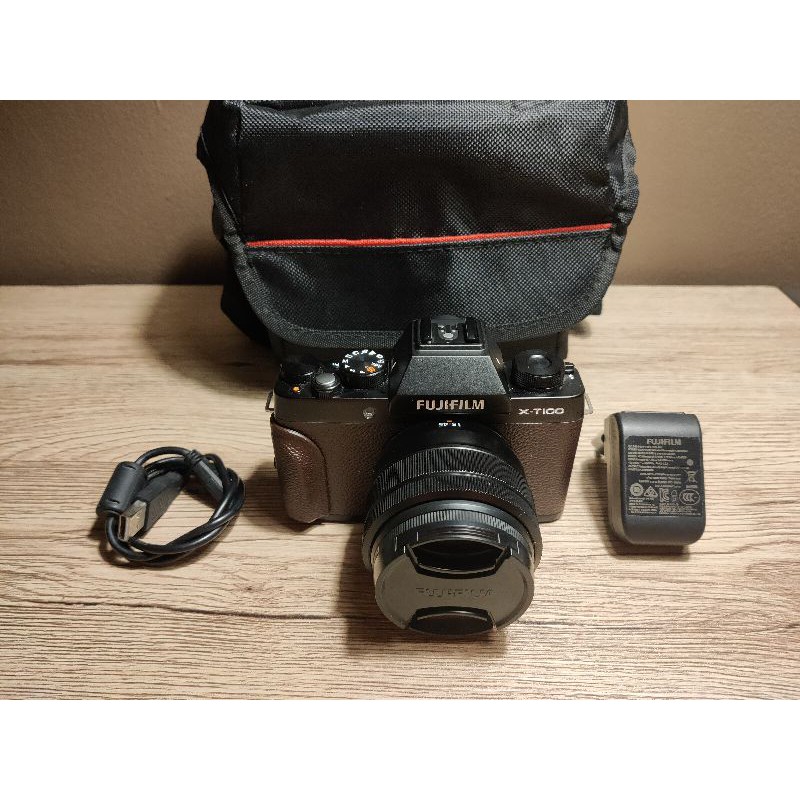 (สินค้าหมด)กล้อง fuji xt100 สีน้ําตาล limited มือสอง
