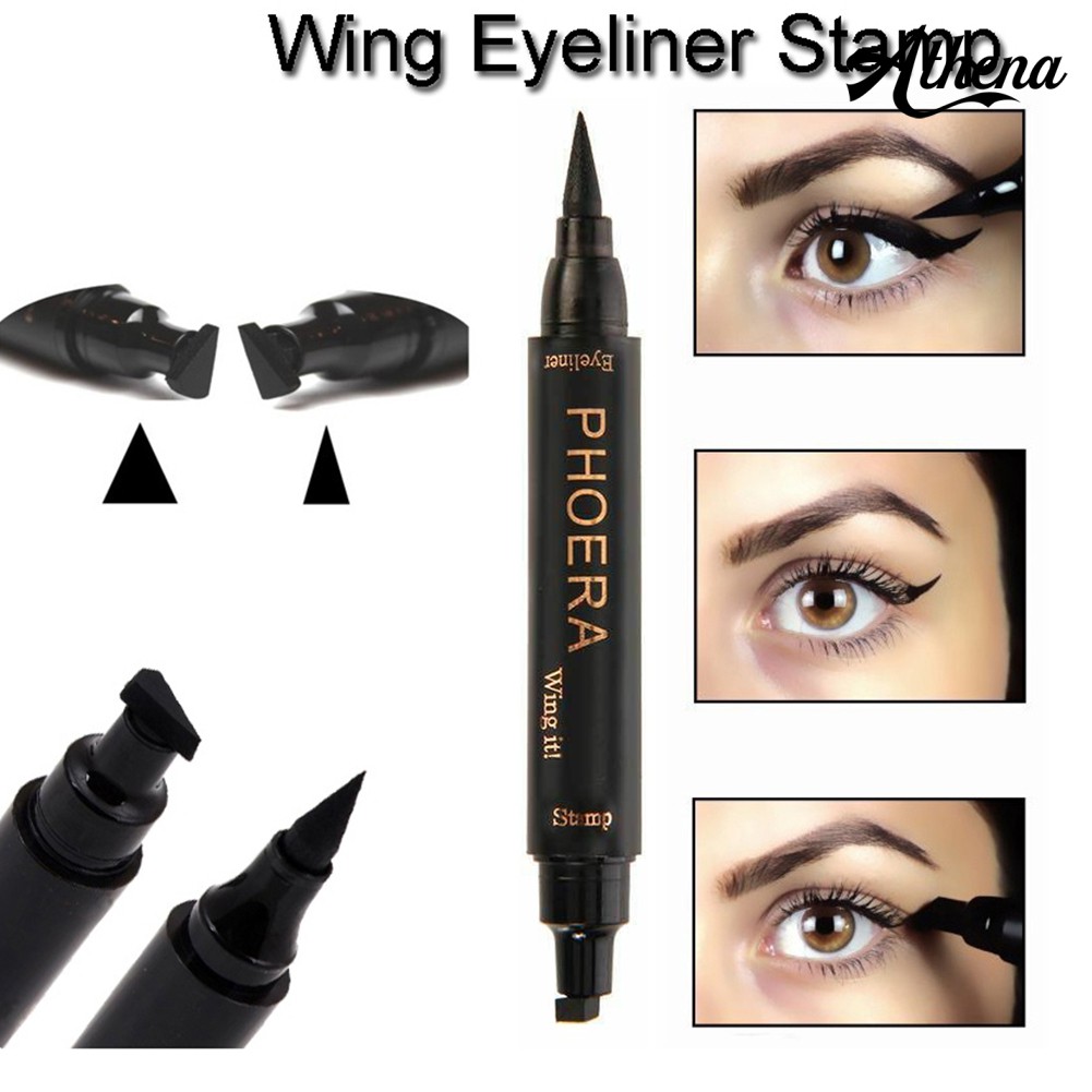 Eye shadow pen 2 in 1 Wing Stamp Waterproof Makeup Long Lasting Shimmer