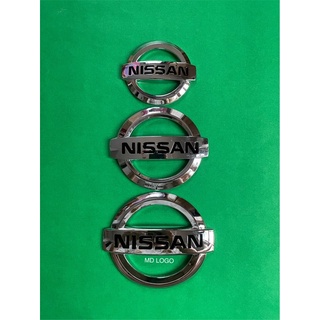 โลโก้ NISSAN โลโก้นิสสัน สีเงิน