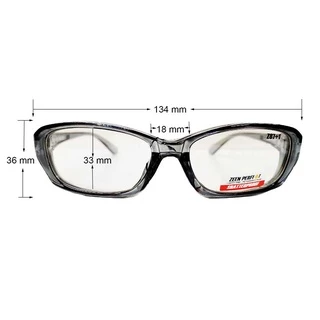 แว่นเซฟตี้ ZEEN PERFECT Sporty design ถอดเปลี่ยนเลนส์สายตาได้ เลนส์ป้องกัน UV400