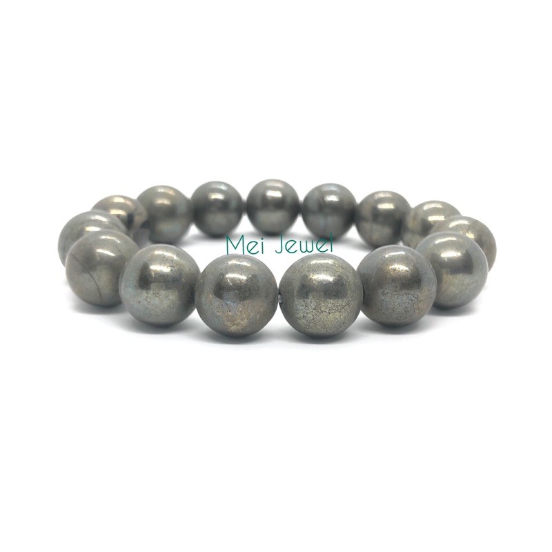 🔥เพชรหน้าทั่ง🔥ไฟไรต์(Pyrite)🔥14mm🔥หินนำโชคแท้100%🔥