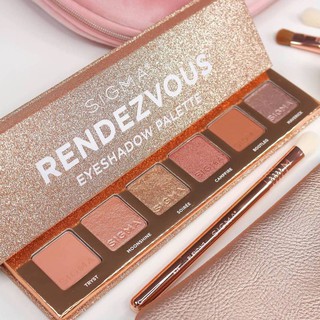 🌸พร้อมส่ง🌸Sigma Rendezvous Eyeshadow Palette อายพาเลตต์ 6 สีพร้อมแปรง