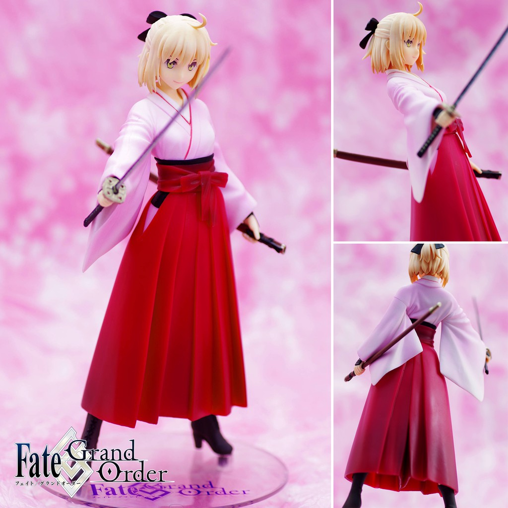 Model Figure งานแท้ Original Sega Fate Grand order เฟท แกรนด์ออเดอร์ Saber Souji Okita เซเบอร์ โซวจิ