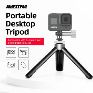 Mini Portable Handheld 1/4 Tabletop Tripod Stand for Gopro Zhiyun Smooth Q 4 Crane 2 Dji Alloy Gimbal Stabilizer Tripod Mount