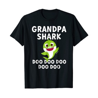 คอลูกเรือNew Product Popular Pinkfong Grandpa Shark Fashion Men Gym 100% Cotton T-shirt Happy Birthday Christmas Valenti