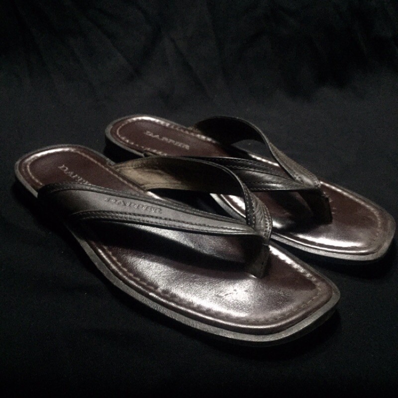 [USED] Dapper - รองเท้าแตะ หนังแท้ Size 40