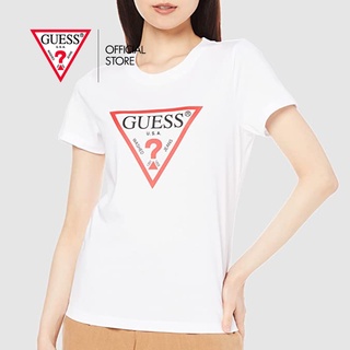 GUESS เสื้อยืด รุ่น YM2K9405K สีขาว เสื้อยืด เสื้อผ้า เสื้อผ้าผู้หญิง