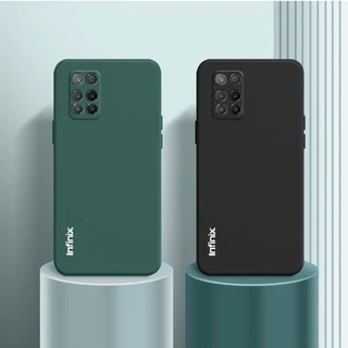 [คลังสินค้าพร้อม] [คลังสินค้าพร้อม] Candy TPU Murah Casing infinix Note 10 Pro/infinix Note 8/infinix Note 10 Case Square Soft Silicagel Cover
