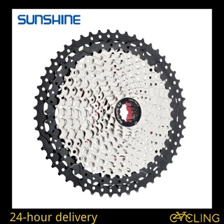 Sunshine เฟืองจักรยานเสือภูเขา 8 9 10 11 12 ความเร็ว 32 36 40 42 46 50 52T สําหรับ Shimano SRAM