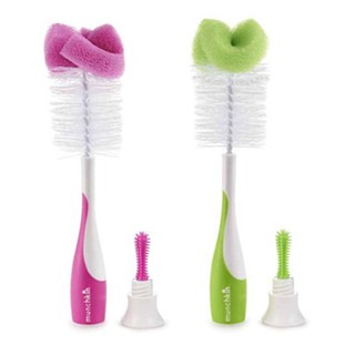 Munchkin : MNK16021 แปรงล้างขวดนม Sponge Bottle Brush - 2pk