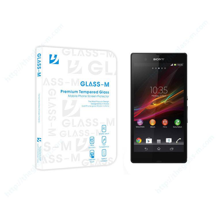 ฟิล์มกระจก  Glass-M Premium Tempered Glass สำหรับ Xperia Z