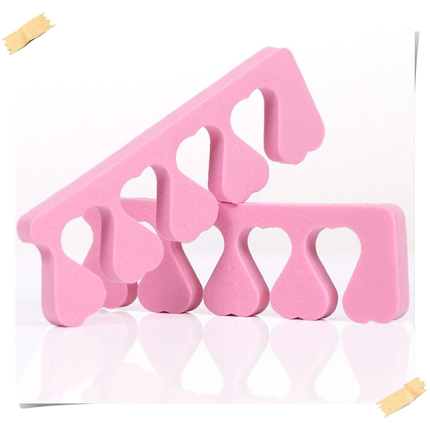 ฟองน้ำคั่นนิ้ว ที่คั่นนิ้ว 1แพ็ค/1คู่ อุปกรณ์ทำเล็บ ตกแต่งเล็บ พร้อมส่ง - รูปที่ 2