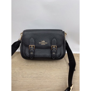 NEW Coach ดำหนังทั้งใบ crossbody  💥ราคา 7,250 บาทหนังแท้ทั้งใบ