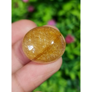 ไหมทอง ควอตซ์  Golden Rutilated Quartz  45.15 กะรัต Cts.