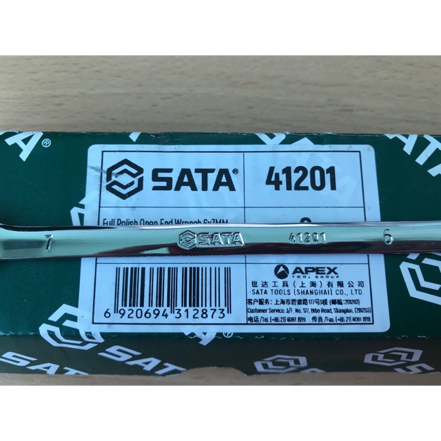 SATA ประแจถอดปากตาย 6x7 mm. รหัส 41201