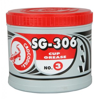 จาระบี ตรา จระเข้ รุ่น SG-306 #3 เนื้อจาระบีสีแดง ขนาด 0.5 กก จาระบี จระเข้ SG-306 เบอร์ 3