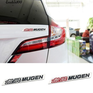 Emden Mugen สติ๊กเกอร์โลหะ 3 D สำหรับตกแต่งรถยนต์ Honda