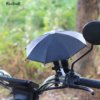 [Ruibull] Bicycle Phone Holder Mini Sunshade Umbrella Polyester Mobile Automatic Umbrella Hot Sell