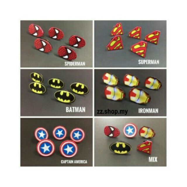 ปุ่มเสื้อมาเลย์ SUPERHERO AUCTION