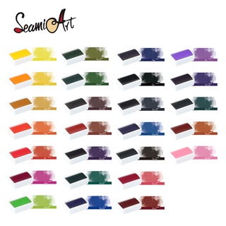 Seamiart ใหม่ สีน้ํา 32 สี สําหรับศิลปิน