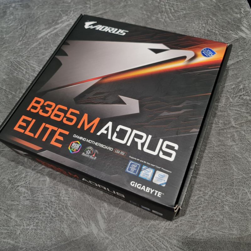 Aorus B365M Elite mainboard  เมนบอร์ด
