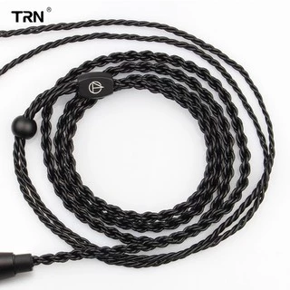 TRN สายอัพเกรด TRN 6core ขั้ว 2pin/ mmcx สายทองแดงถักเกรียว สายอัพเกรด 2pinnmmcx