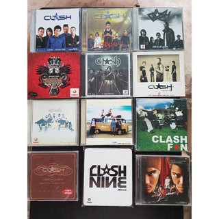 CD แผ่นเพลง วงแคลช CLASH อัลบั้ม One/Soundshake/Brainstorm/Emotion/Crashing/Rock of Ages/Nine Miss U 2/Loudness