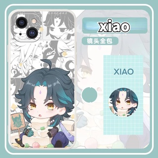 Genshin impact Xiao เคสโทรศัพท์มือถือแบบใส ลายการ์ตูนเกม XIAO สองมิติ สําหรับ iPhone 13 12 11 pro promax x xs xsmax xr 7 8 plus