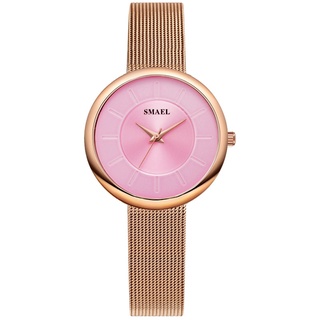 Women Watch Luxury Brand SMAEL Watches Woman Digital Casual Waterproof Quartz Wristwatches Clocks 1908 Girls Watches Wat