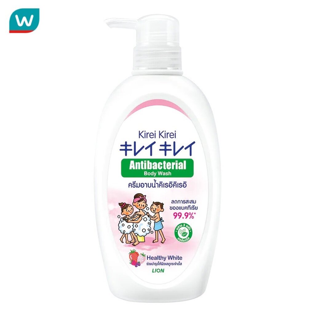 Kirei คิเรอิคิเรอิ แอนตี้แบคทีเรีย บอดี้ วอช เฮลตี้ ไวท์ 500 มล. ครีมอาบน้ำ สบู่เหลว