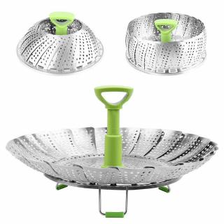 Stainless Steel Folding Steamer Basket Stainless Steel Telescopic Steamer Steamer Steamed Vegetable Fish