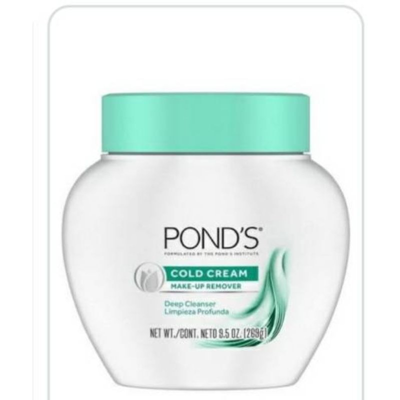 PONDS Cold Cream ครีมพอนด์ ดูแลผิวหน้า ทำความสะอาดและเช็ดเครื่องสำอาง สูตรอ่อนโยน (ขนาดตามระบุ)