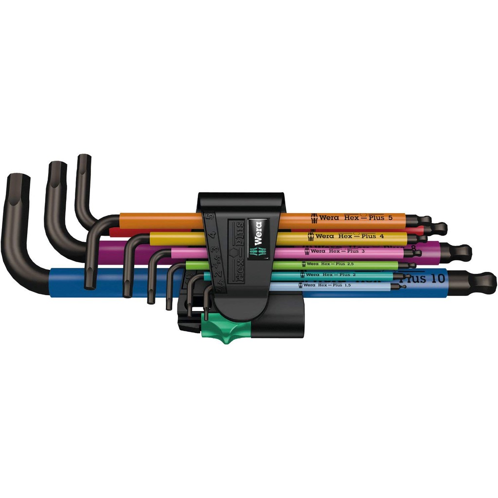 WERA  950/9 Hex-Plus Multicolour 1 metric