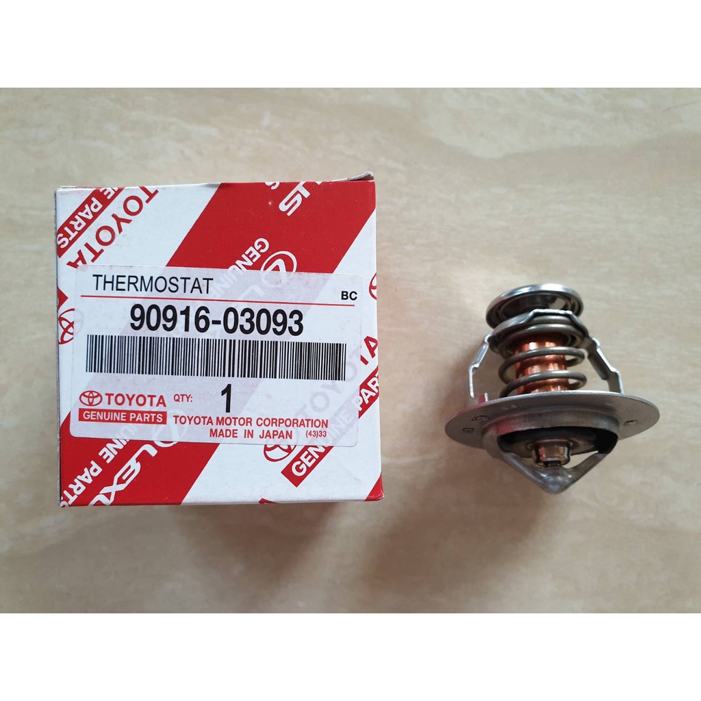 าล์วน้ำ TOYOTA 1JZ, VIOS VIGO เบนซิน ยาริส CAMRY ACV30,ACV40,ACV50 WISH 82 องศา แท้ๆเบิกศูนย์
