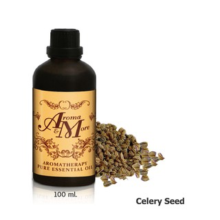 Aroma&amp;More  Celery Seed Essential Oil 100% - น้ำมันหอมระเหยเมล็ดเซเลอรี่ ขึ้นฉ่ายฝรั่ง 100%, India 100ML