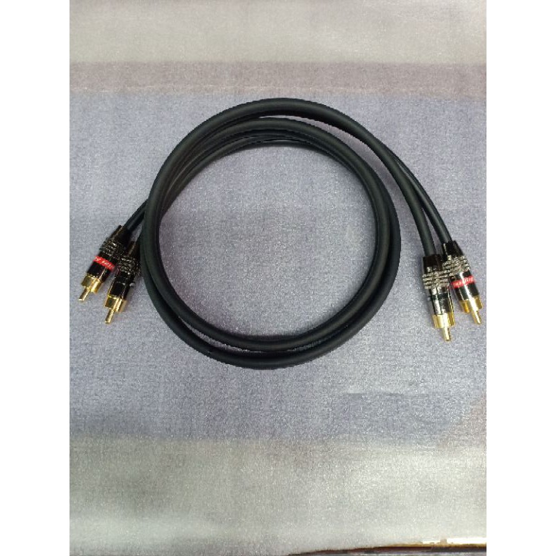 สายสัญญาณเสียงRCA2 to RCA2  ยาว 1ม.