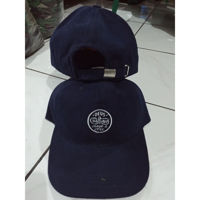 หมวกหมวก Deus NAVY BASEBALL