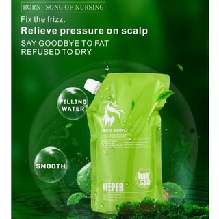 Born-Song ทรีทเม้นท์ บำรุงผม Keeper (คีปเปอร์) 1000g บอนซอง hair spa คอลลาเจน ทรีทเม้น ฟื้นฟูผมเสีย ผสมยายืด-ทำสี ได้