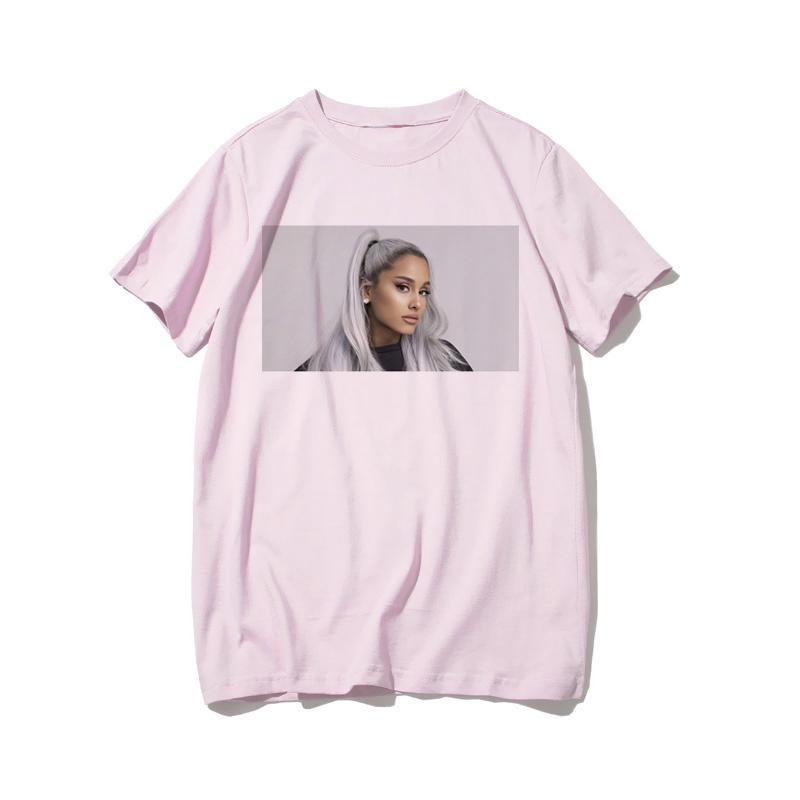 เสื้อยืดเสื้อยืดแขนสั้นพิมพ์ลาย Ariana Grande สําหรับผู้ชาย