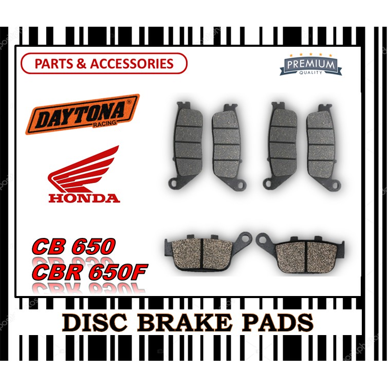 HONDA CB650F CBR650F 14-20 ผ้าเบรคชุด FR0NT & REAR DAYTONA TYPE