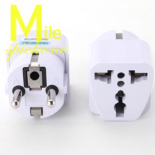 อะแดปเตอร์แปลงปลั๊ก UK US AU to EU AC Power Plug