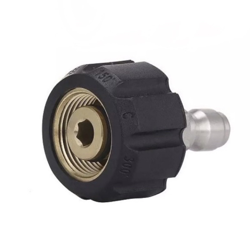 ข้อต่อสวมเร็ว ตัวผู้ 1/4 เกลียว M22 14 mm.